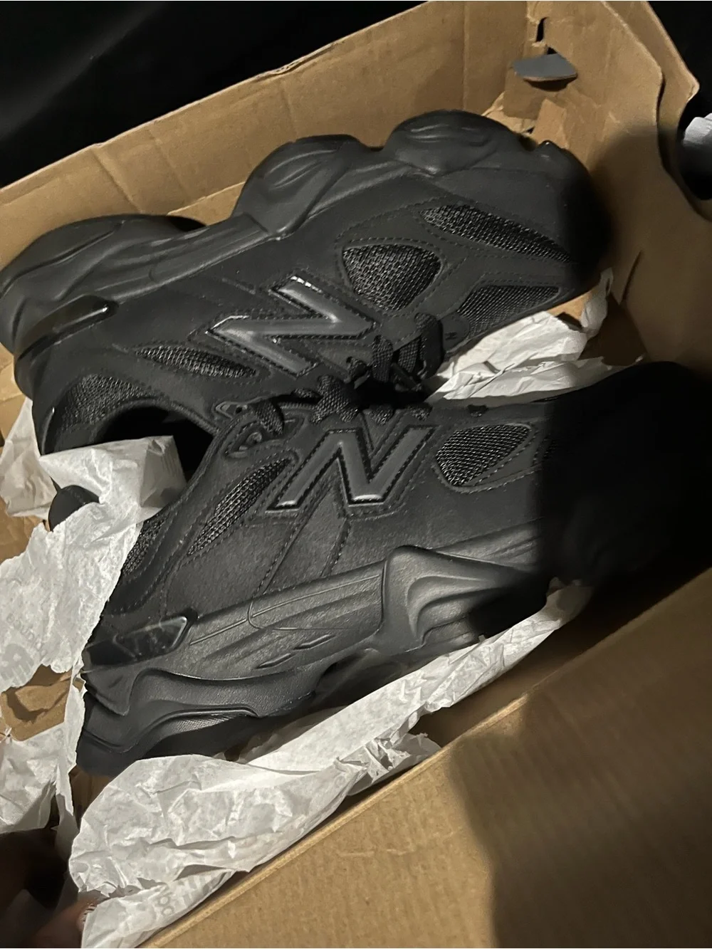 New Balance GradeSchool Black Low-Top Athletic Sneakers